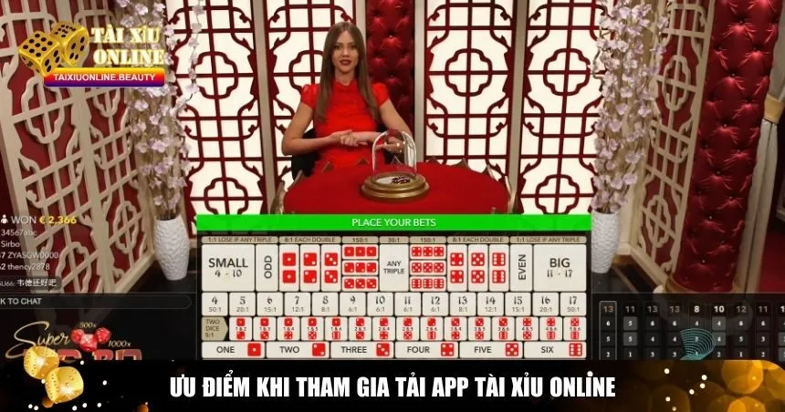 Ưu điểm khi tham gia tải app Tài Xỉu online