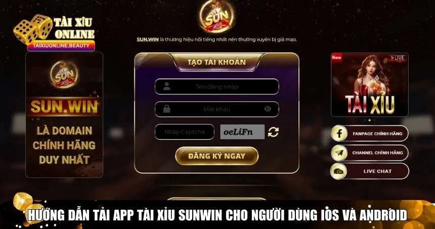 Chi tiết tải app Tài Xỉu Sunwin cho người dùng iOS Và Android