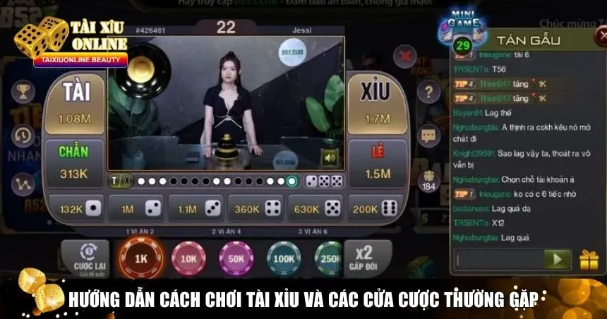 Hướng dẫn cách chơi tài xỉu và các cửa cược thường gặp