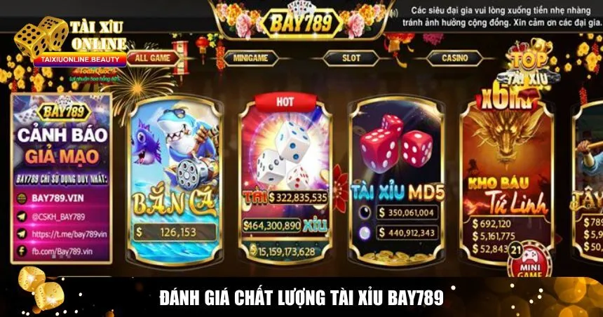 Người chơi chất lượng Tài Xỉu Bay789 cao