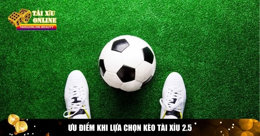 Ưu điểm khi lựa chọn kèo tài xỉu 2.5
